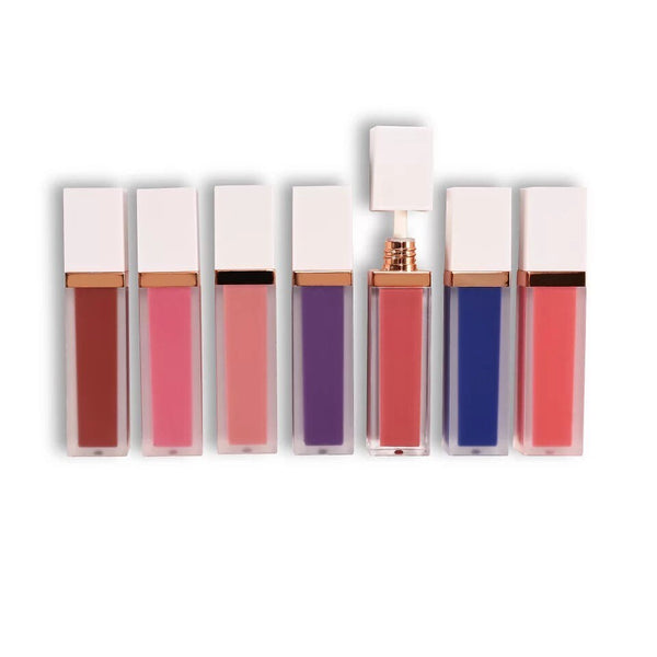 White Tube Long Lasting Waterproof Matte Liquid Lipstick 32 Shades
