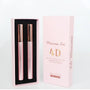 Pink Double Tube Combo Waterproof 4D Thickening/ Lengthening Lash Mascara Set