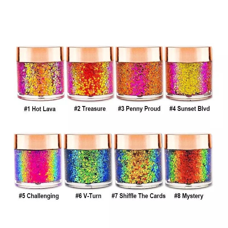 Super Pigmented Shiny Loose Glitter Chameleon Eyeshadow