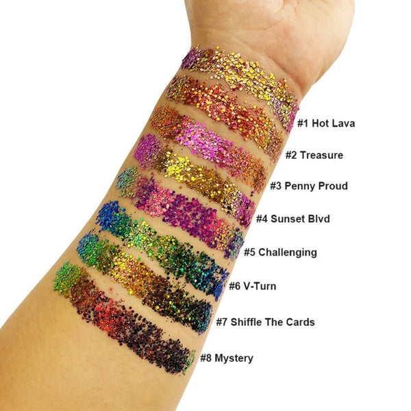 Super Pigmented Shiny Loose Glitter Chameleon Eyeshadow