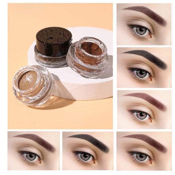 Waterproof Creamy Eyebrow-Pomade/Long Lasting with applicator  10 Shades(Free Shipping)