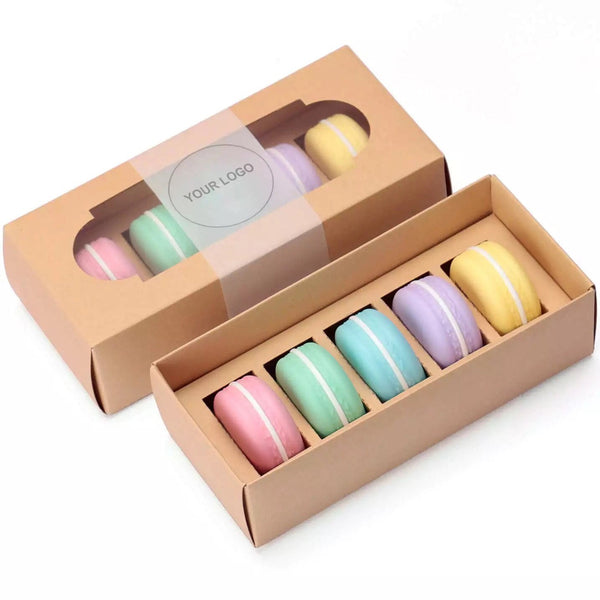 MCustom Cute Macarons Kiddie Hydrating Lip Repair Lip Balm 250 pcs (5 pcs Set)
