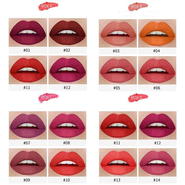 Waterproof Long Lasting Matte Cigarette Lipstick . 4 shade box set (Free Shipping)