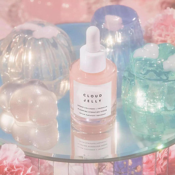 Biotech Skincare, Hyaluronic Acid Cloud Jelly Vegan Collagen + Tremella Plumping Hydrating Serum