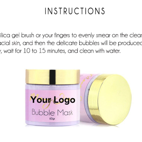 Pore Cleansing/ Tightening, Skin Brightening Volcanic Mud Bubble Mask