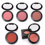 Soft Smooth Long lasting Pigment Cheek Contour Blush Powder Mirror Press Powder, 5 Colours.