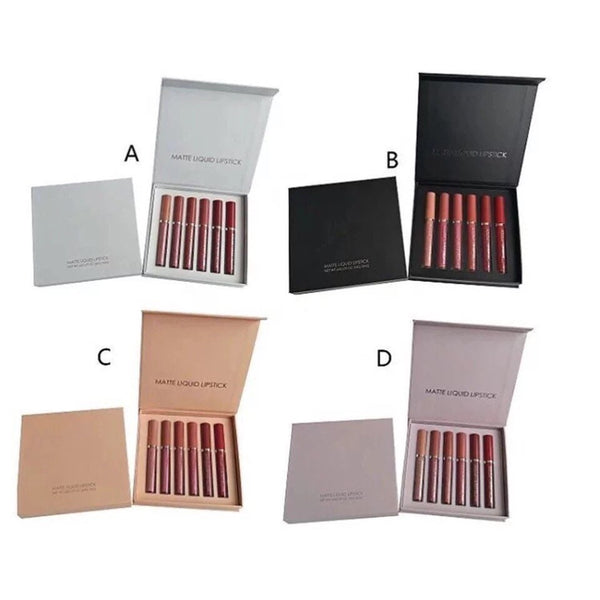 Custom Packaging Matte Liquid Lipstick (6 shades)