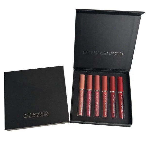 Custom Packaging Matte Liquid Lipstick (6 shades)