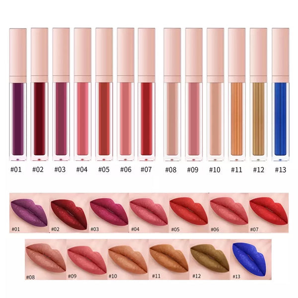 Waterproof, long lasting matte liquid lipstick. 19 colours (Free Shipping)