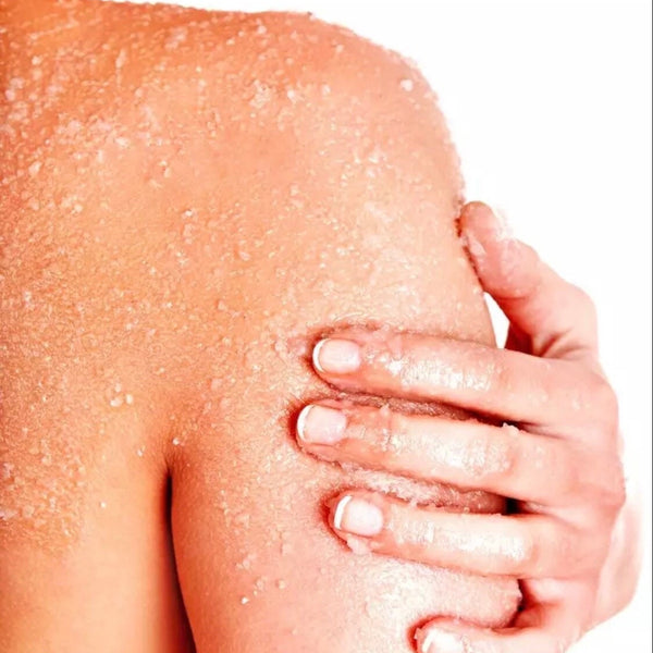 Organic Coconut Milk Body Scrub, African Body Scrub Moisturizing Exfoliator Coco Rose Scrub