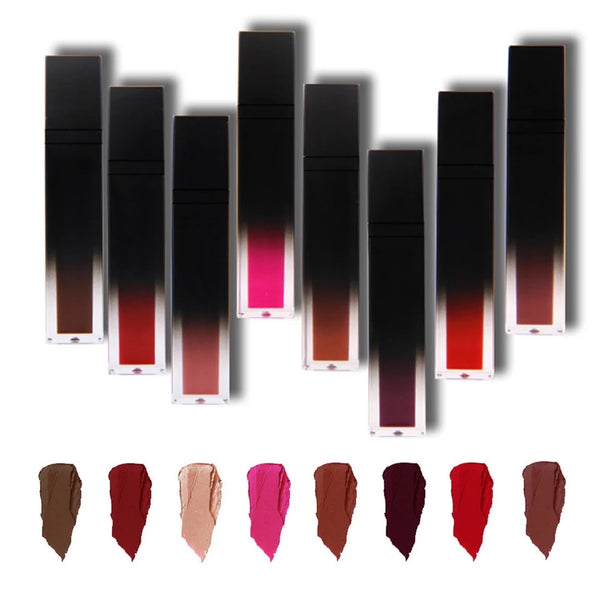 Waterproof,  Moist Velvet Nude matte liquid lipstick. 8 colours (Free Shipping)