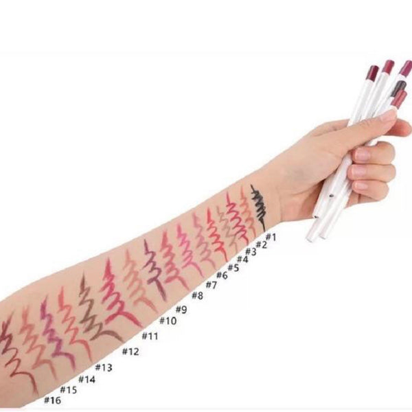 High Pigment, Matte Long-Lasting Eyeliner/Lip-Liner Liner Pencil 16 shades