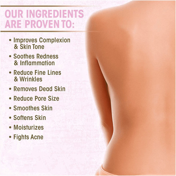 Organic Coconut Milk Body Scrub, African Body Scrub Moisturizing Exfoliator Coco Rose Scrub