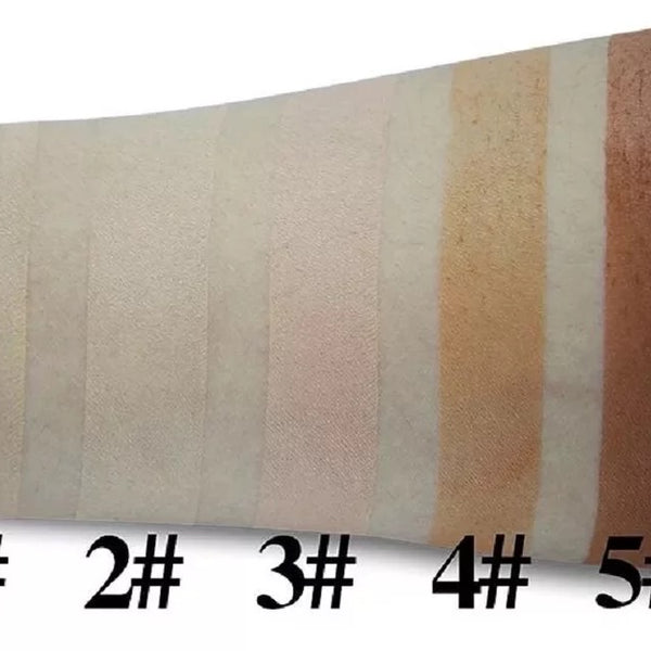 Matte Nude Compact Face Powder with Mirror and Sponge  (5 shades)