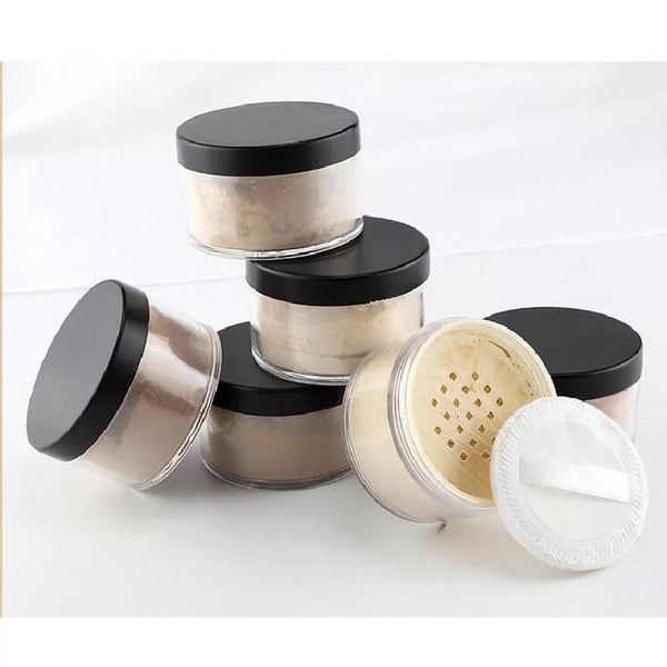 Matte Finishing Loose Setting Face Powder, Long Lasting and Concealing  (6 shades)