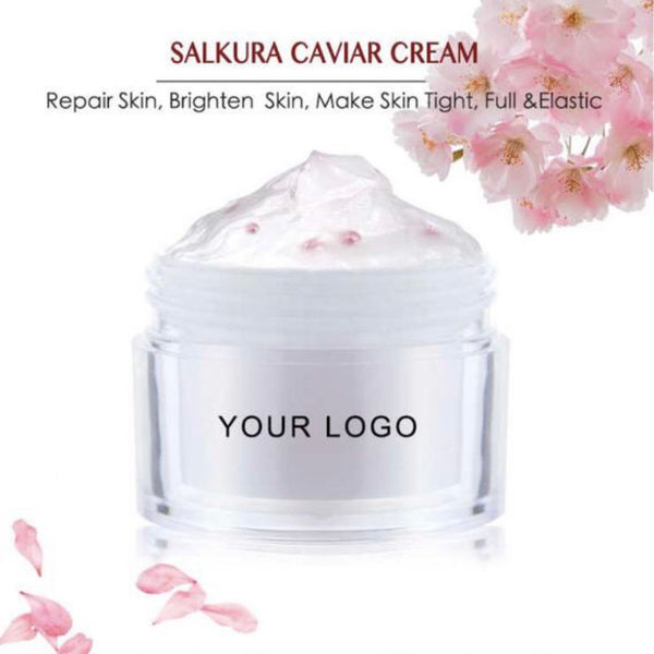 Ice-cream moisturizing repair brighten advanced Sakura caviar evening skin tone cream