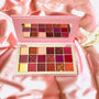 Pink Metallic Eyeshadow Palettes, 18 Colours.
