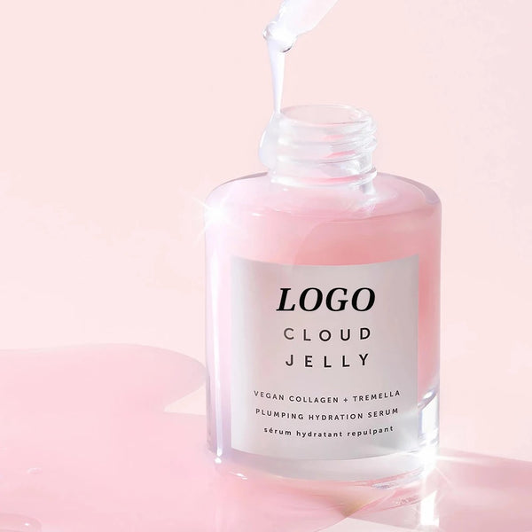Biotech Skincare, Hyaluronic Acid Cloud Jelly Vegan Collagen + Tremella Plumping Hydrating Serum