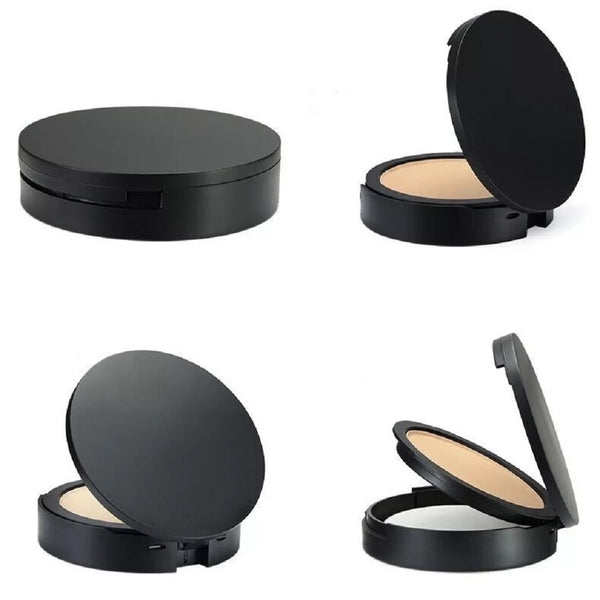 Matte Nude Compact Face Powder with Mirror and Sponge  (5 shades)