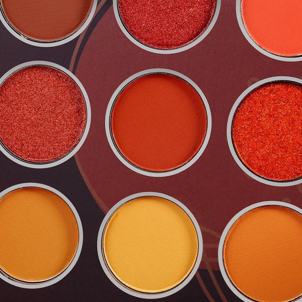 Orange Cosmetic Multicoloured Fruit Inspired Eyeshadow Palettes, 5 Colours.