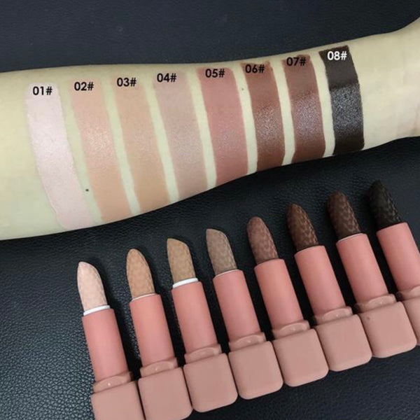 Waterproof Nude Matte Vegan Lipstick. 8 colours (Free Shipping)